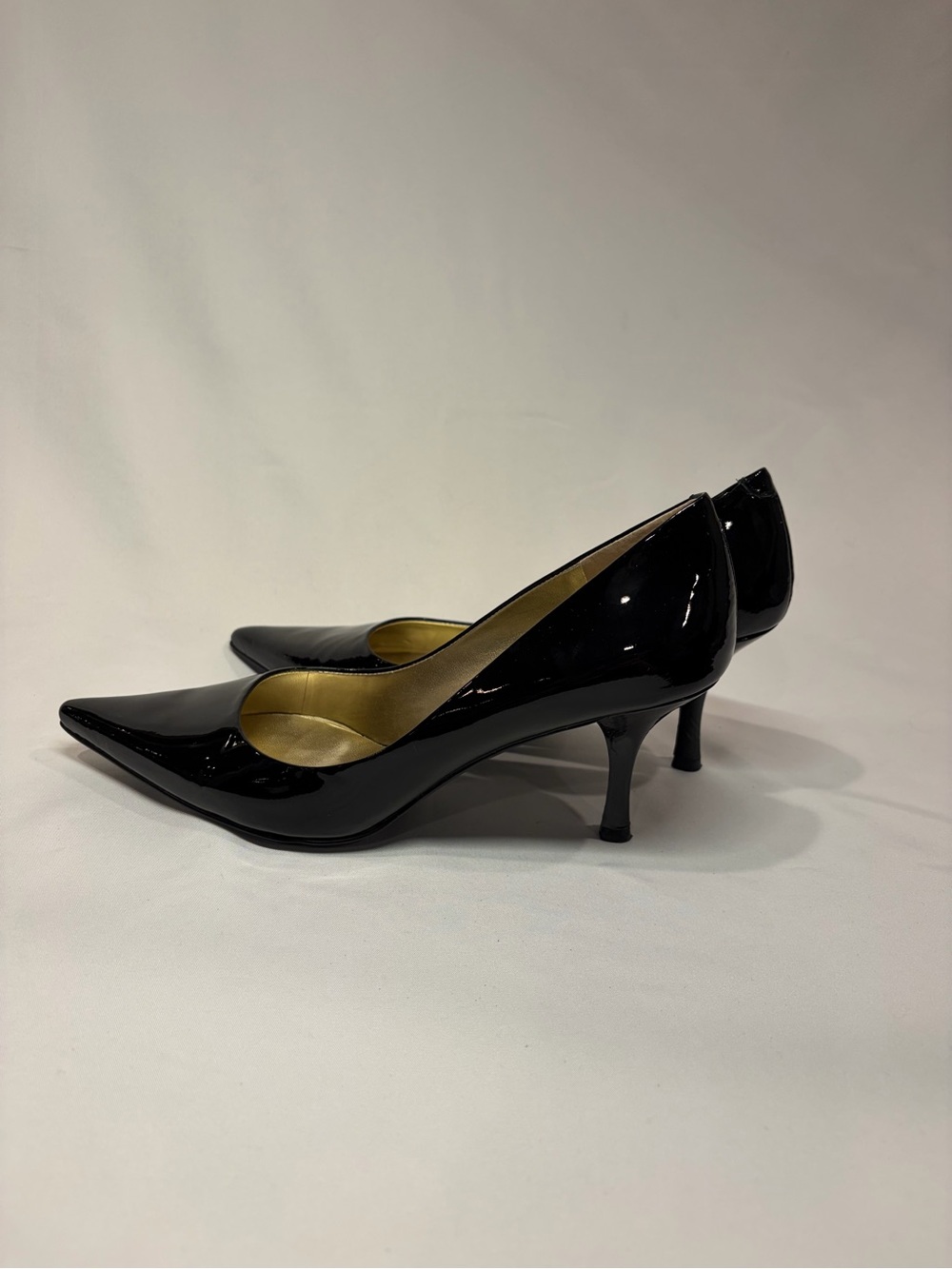 Nine West Black Patent Leather Heels - Picture 2 of 5